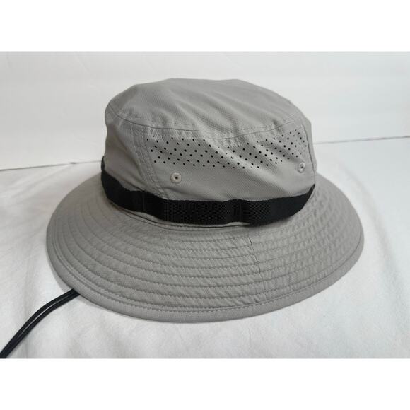 Adidas Aeroready Bucket Hat Men’s Gray Vented UPF 50 Adj Strap - Picture 2 of 9